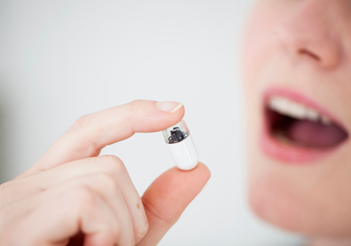 Dr. med. Katja Hundegger. Bild Kapselendoskopie